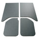 DEI 11-18 Jeep Wrangler JK 2-Door Leather Look Headliner Gray 4 Piece - Mammoth Racing -