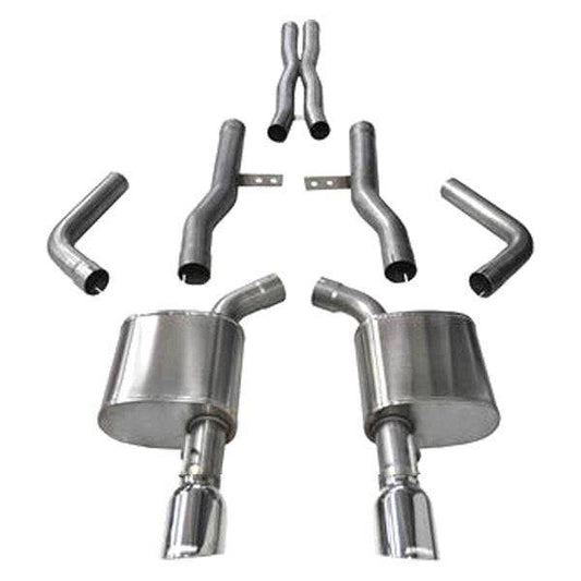 Corsa 15-16 Dodge Charger SRT/Scat Pack/R/T 6.4L Black Xtreme Cat-Back Exhaust