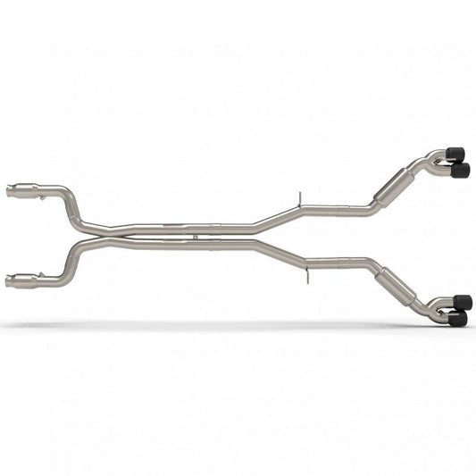 Kooks 16+ Chevy Camaro SS 6.2l 3in Green Cat SS Exhaust w/Quad Black Tips (Use w/Kooks Headers) - Mammoth Racing -