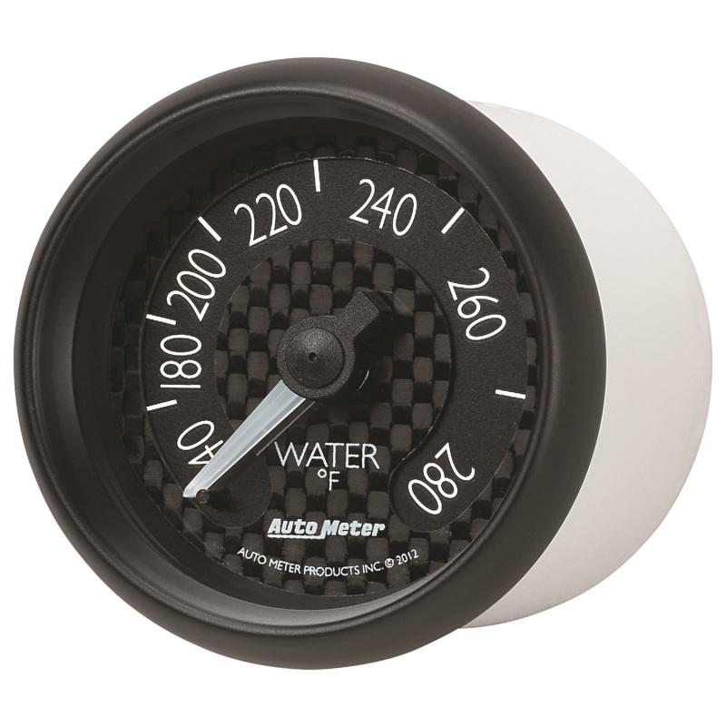 Autometer GT Series 52mm Mechanical 140-280 Deg F Water Temperature Gauge - My Store