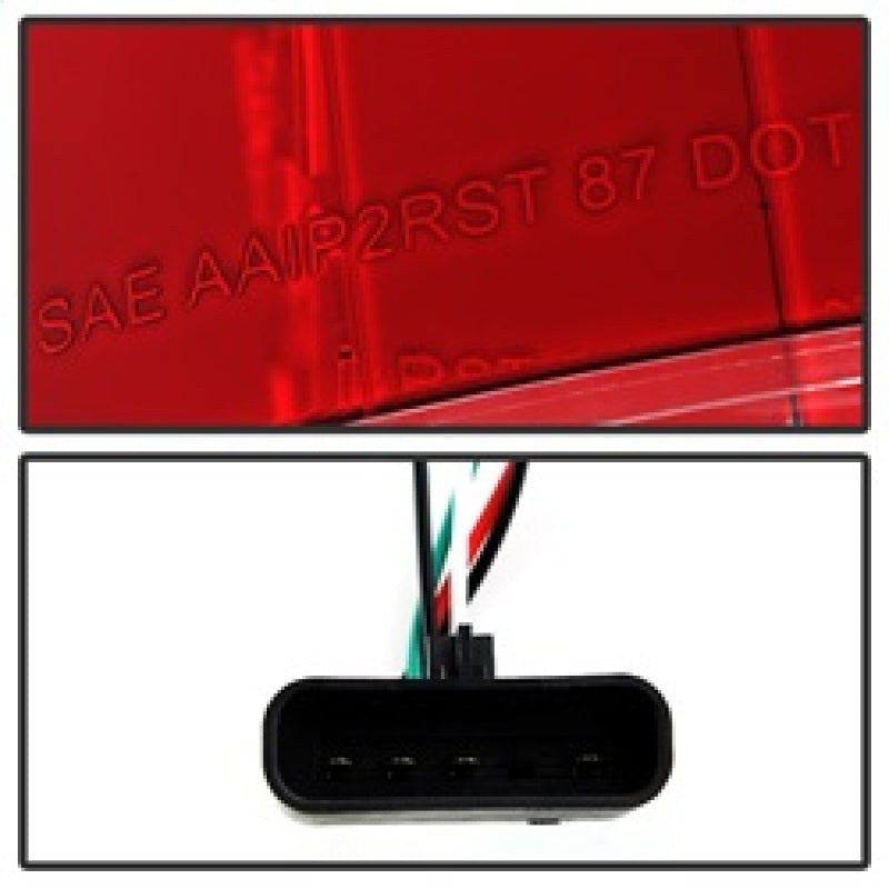 Spyder Chevy C/K Series 1500 88-98/Blazer 92-94 LED Tail Lights Red Clear ALT-YD-CCK88-LED-RC - Mammoth Racing -