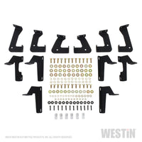 Westin 07-18 Jeep Wrangler JKU 4dr. HDX Stainless Drop Nerf Step Bars - Tex. Blk - Mammoth Racing -