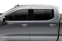 AVS 20-22 Chevrolet Silverado 1500 CC Ventvisor Low Pro Color Match Deflectors 4pc - Silver Ice Met. - Mammoth Racing -