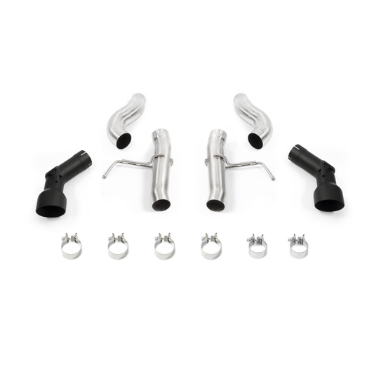 Mishimoto 2016+ Chevrolet Camaro 2.0T Dual-Tip Race Axle-Back Exhaust w/ Black Tips - Mammoth Racing -