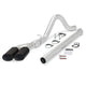 Banks Power 11-13 Ford 6.7L F250-350 Monster Exh Sys - SS Single-Dual Exh w/ Blk Tips - Mammoth Racing -