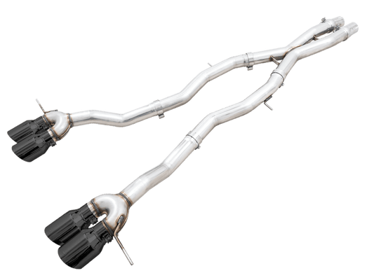 AWE Track Edition Catback Exhaust for BMW G8X M3/M4 - Diamond Black Tips - My Store