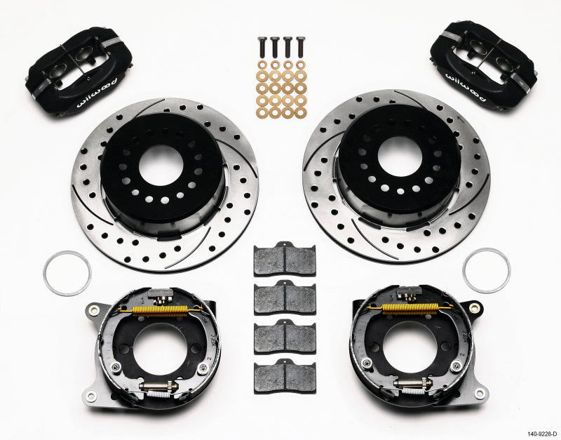 Wilwood Forged Dynalite P/S Park Brake Kit Drilled 2005-2014 Mustang - My Store