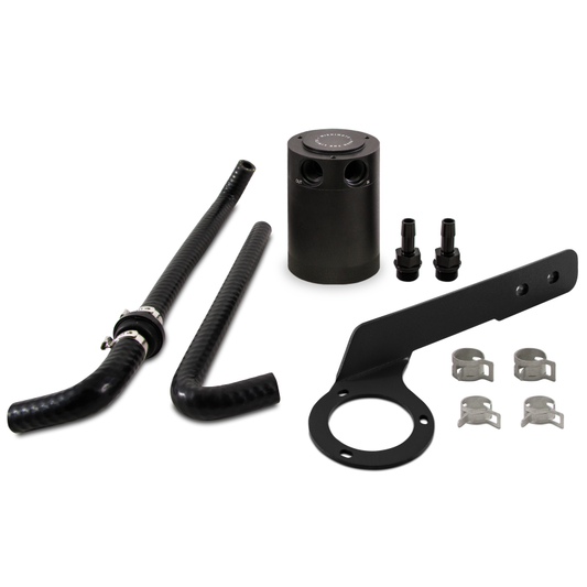 Mishimoto 2018+ Honda Accord 2.0T Baffled Oil Catch Can PCV Side - Black - Mammoth Racing -