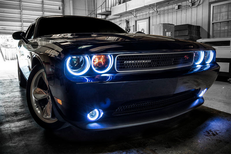 Oracle 08-14 Dodge Challenger Dynamic Surface Mount Headlight Halo Kit - ColorSHIFT - Dynamic - Mammoth Racing -