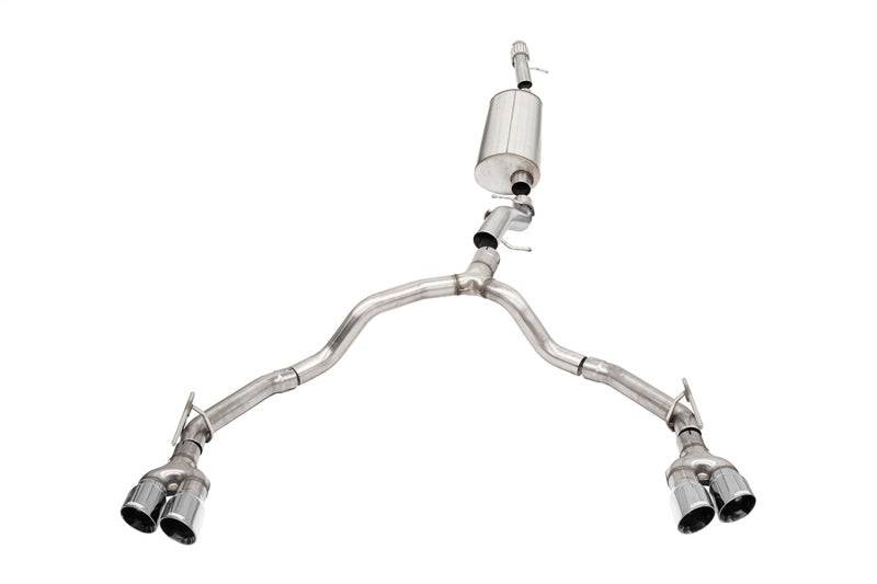 Corsa 21-22 Chevrolet Tahoe/GMC Yukon 4DR 6.2L 4WD Dual Rear 3/2.75in Sport Cat-Back DW 4in Pol Tips - Mammoth Racing -