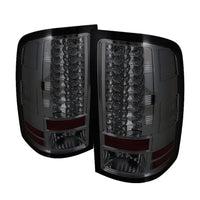 Spyder GMC Sierra 07-13 (Not fit 3500 Dually 4 Rear Wheels)LED Tail Lights Smoke ALT-YD-GS07-LED-SM - Mammoth Racing -