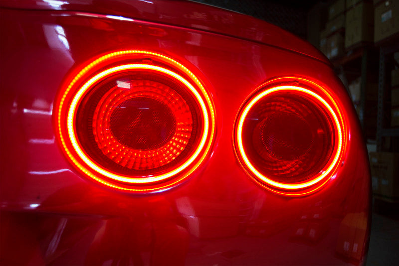 Oracle Chevy Corvette C6 05-13 LED Waterproof Afterburner Kit - Red - Mammoth Racing -