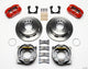Wilwood Dynapro Low-Profile 11.00in P-Brake Kit - Red 58-64 Olds/Pontiac Ends 2.81in Offset - Mammoth Racing -