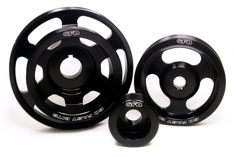 GFB 08+ WRX/STi / 09+ Forester / 03-09 LGT 3 pc Underdrive/Non-Underdrive Pulley Kit - Mammoth Racing -