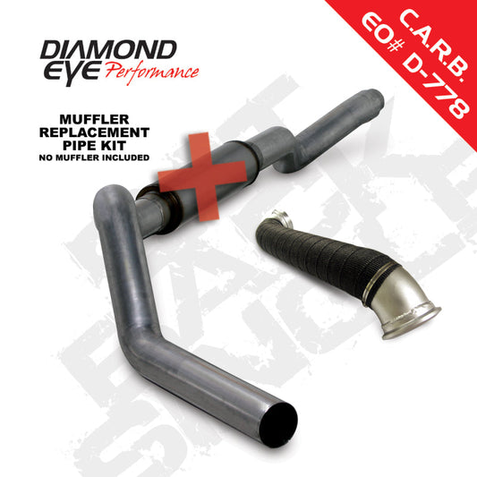 Diamond Eye KIT 5in CB MRP SGL w/ TDP SS 06-07 Chevy/GMC 6.6L Duramax 2500/3500 - Mammoth Racing -