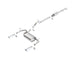 Borla 12-16 Jeep Wrangler JK 3.6L AT/MT 4Wheel 4dr Truck Single Split Rear Exit Catback Exhaust - My Store