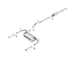 Borla 12-16 Jeep Wrangler JK 3.6L AT/MT 4Wheel 4dr Truck Single Split Rear Exit Catback Exhaust - Mammoth Racing -