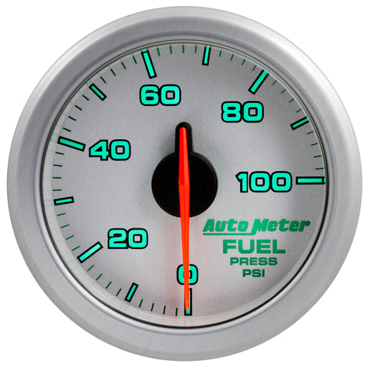 Autometer Airdrive 2-1/6in Fuel Pressure Gauge 0-100 PSI - Silver - My Store