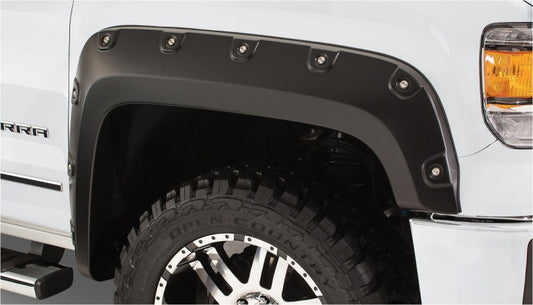 Bushwacker 16-18 GMC Sierra 1500 Boss Pocket Style Flares 2pc - Black - My Store