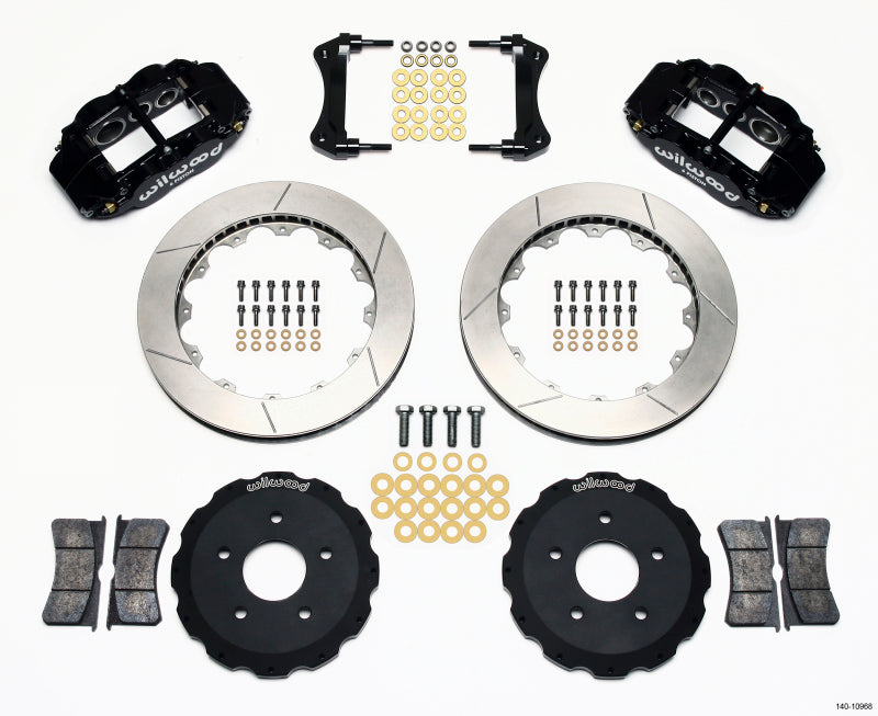 Wilwood Narrow Superlite 6R Front Hat Kit 13.06in Backdraft Cobra (bmw E36 Based) - Mammoth Racing -