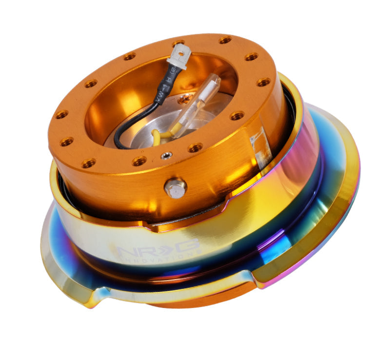 NRG Quick Release Gen 2.8 - Rose Gold Body / Neochrome Ring - My Store