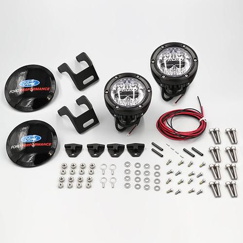 Ford Racing 2021+ Ford Bronco Mirror Mounted 4in Rigid LED Lights Kit - Mammoth Racing -