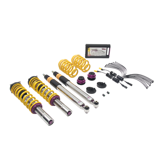KW Coilover Kit V3 2017+ Audi A4 (B9) Sedan 2wd w/ Electronic Dampers - Mammoth Racing -