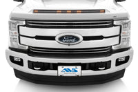 AVS 17-22 Ford F-250 / F-350 / F-450 Aeroskin Hood Shield Color Match w/ lights - Oxford White - Mammoth Racing -