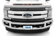 AVS 17-22 Ford F-250 / F-350 / F-450 Aeroskin Hood Shield Color Match w/ lights - Oxford White - Mammoth Racing -