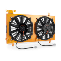 Mishimoto 08+ Subaru WRX/STI PNP Aluminum Fan Shroud Gold - Mammoth Racing -