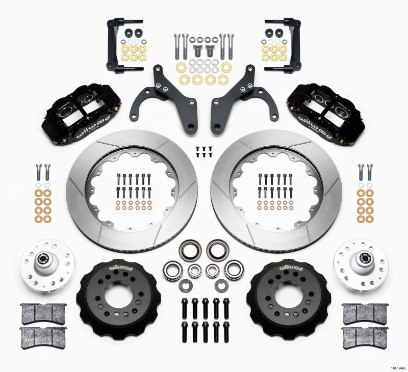 Wilwood Narrow Superlite 6R Front Hub Kit 14.00in 59-64 Chevy Impala / 63-64 Corvette - Mammoth Racing -