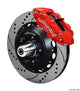 Wilwood Narrow Superlite 6R Front Big Brake Kit 14.00in SRP Drilled and Slotted Rotor - Red - My Store