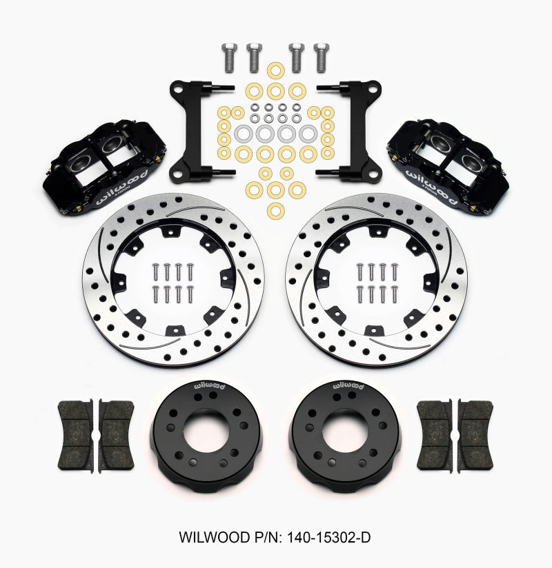 Wilwood Narrow Superlite 6R Front Kit 12.19in Drilled 63-87 C10 w/ Wilwood Pro Spindles - My Store