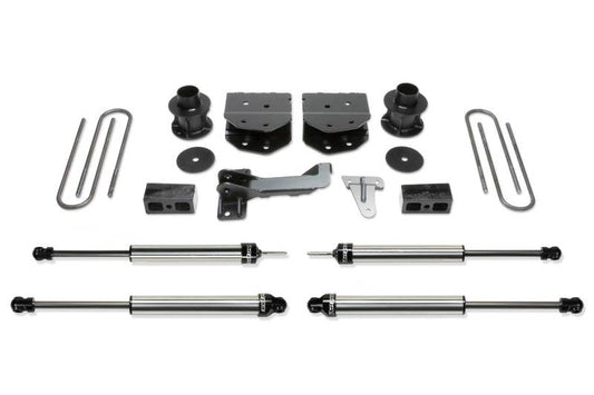 Fabtech 08-16 Ford F250/350/450 4WD 8 Lug 4in Budget Sys w/Dlss Shks - My Store