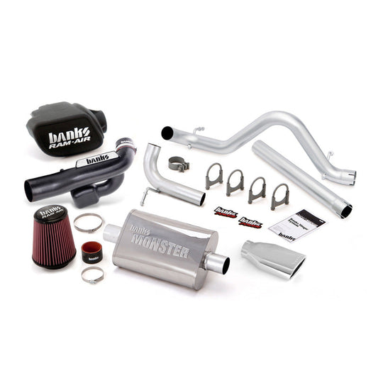 Banks Power 12-15 Jeep 3.6L Wrangler 4dr Stinger Sys (no AutoMind) - SS Single Exh w/ Chrome Tip - Mammoth Racing -