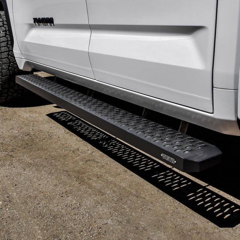 Westin Grate Steps Running Boards 79 in - Textured Black - Mammoth Racing -