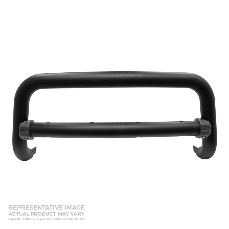 Westin 2010-2018 Ram 2500/3500 Contour 3.5in Bull Bar - Textured Black - Mammoth Racing -