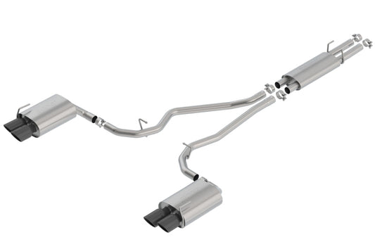 Borla 2020 Ford Explorer ST 3.0L V6 2.25in S-type Exhaust - Black Chrome Tips - My Store