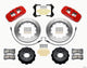 Wilwood Aero6 Front Hat Kit 14.00 Red 2007-2011 BMW E90 Series w/Lines - My Store