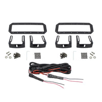 Westin HDX Flush Mount B-FORCE LED Light Kit (Set of 2) w/wiring harness - Black - Mammoth Racing -