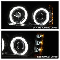 Spyder Chevy Silverado 1500 03-06 Projector HeadlightsCCFLHalo LED Blk High H1 PRO-YD-CS03-CCFL-BK - Mammoth Racing -