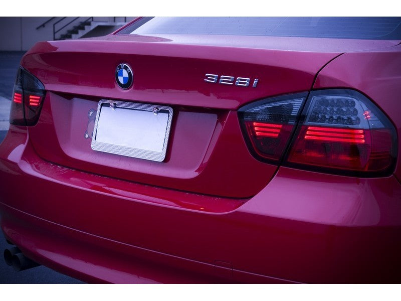 Spyder BMW E90 3-Series 06-08 4Dr LED Tail Lights Red Smoke ALT-YD-BE9006-LED-RS - Mammoth Racing -