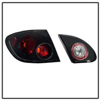 Spyder Toyota Corolla 03-08 Euro Style Tail Lights Black ALT-YD-TC03-BK - Mammoth Racing -