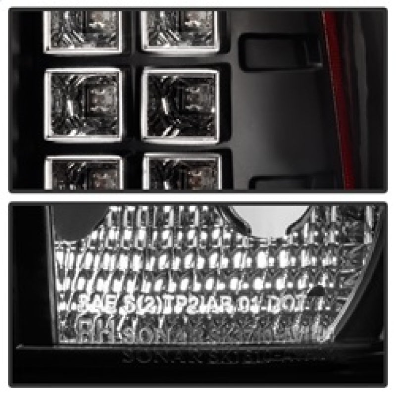 Spyder Chevy Avalanche 02-06 LED Tail Lights Black ALT-YD-CAV02-LED-BK - Mammoth Racing -