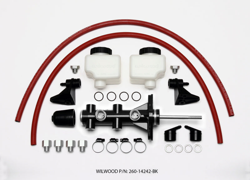 Wilwood Tandem Remote Master Cylinder - 15/16in Bore Black - My Store