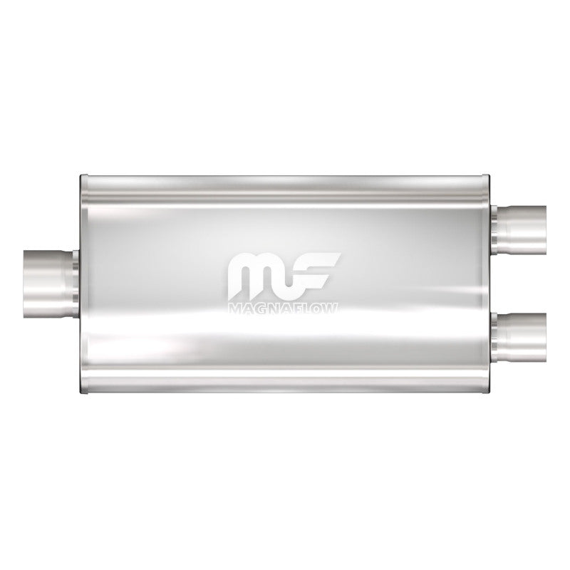 MagnaFlow Muffler Mag SS 22x5x11 3x3x4 D/C - Mammoth Racing -