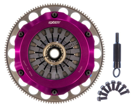 Exedy 2005-2005 Saab 9-2x Aero H4 Hyper Twin Carbon-R Clutch Rigid Disc Pull Type Cover