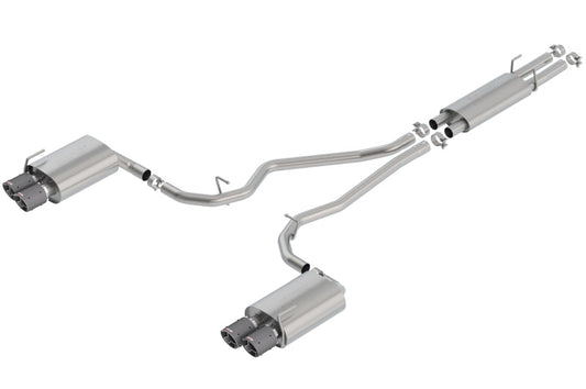 Borla 2020 Ford Explorer ST 3.0L V6 2.25in S-type Exhaust - Carbon Fiber Tips - My Store