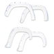 EGR 09+ Dodge Ram LD Bolt-On Look Color Match Fender Flares - Set - Bright White - Mammoth Racing -