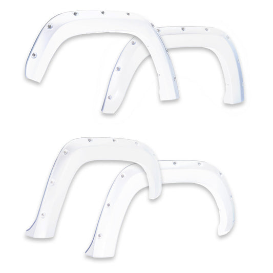 EGR 14+ Chev Silverado 6-8ft Bed Bolt-On Look Color Match Fender Flares - Set - Summit White - My Store